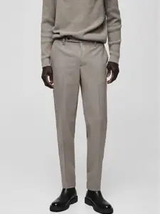 MANGO MAN Slim Fit Flannel Trousers
