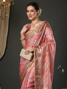 Saree mall Woven Design Zari Organza Banarasi Sarees