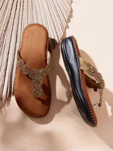 TRASE Women Open Toe Flats