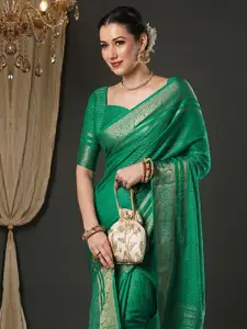 Anouk Woven Design Zari Banarasi Saree