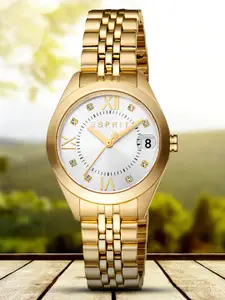 ESPRIT Women Embellished Dial & Stainless Steel Straps Analogue Watch ES1L295M2025