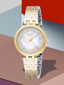ESPRIT Women Embellished Dial & Stainless Steel Straps Analogue Watch ES1L457M0055