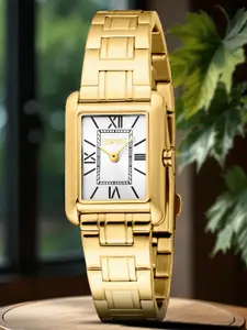 ESPRIT Women Rectangular Dial & Stainless Steel Straps Analogue Watch ES1L476M0055