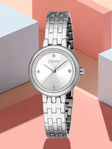 ESPRIT Women Embellished Dial & Stainless Steel Straps Analogue Watch ES1L451M0015