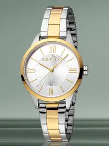 ESPRIT Women Printed Dial & Stainless Steel Straps Analogue Watch ES1L423M0055