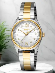 ESPRIT Women Embellished Dial & Stainless Steel Straps Analogue Watch ES1L403M0085