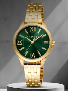 ESPRIT Women Embellished Dial & Stainless Steel Straps Analogue Watch ES1L259M6065