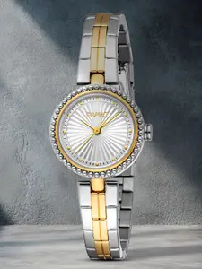 ESPRIT Women Embellished Dial & Stainless Steel Straps Analogue Watch ES1L477M0055