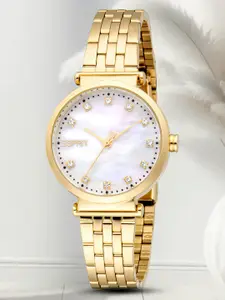 ESPRIT Women Embellished Dial & Stainless Steel Straps Analogue Watch ES1L485M0025