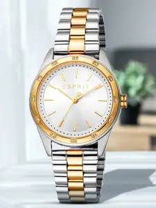 ESPRIT Women Embellished Dial & Stainless Steel Straps Analogue Watch ES1L349M0055