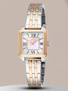 ESPRIT Women Lillian  Printed Dial & Stainless Steel Straps Analogue Watch ES1L453M0075