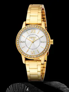 ESPRIT Daisy Women Embellished Dial & Stainless Steel Straps Analogue Watch ES1L459M0025