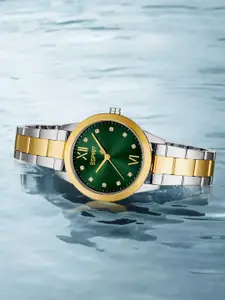 ESPRIT Women Embellished Dial & Stainless Steel Straps Analogue Watch ES1L434M0065