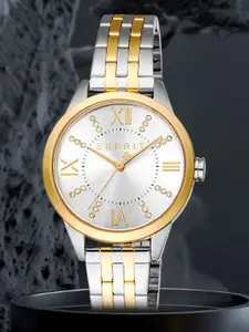 ESPRIT Women Embellished Dial & Stainless Steel Straps Analogue Watch ES1L259M6085