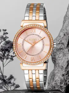 ESPRIT Women Embellished Dial & Stainless Steel Straps Analogue Watch ES1L424M0085