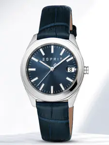 ESPRIT Women Mother of Pearl Dial & Leather Straps Analogue Watch ES1L346L0015