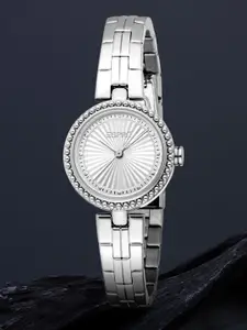 ESPRIT Women Textured Dial & Stainless Steel Straps Analogue Watch ES1L477M0015