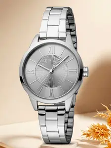 ESPRIT Women Printed Dial & Stainless Steel Straps Analogue Watch ES1L423M0015