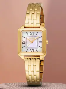 ESPRIT Women Printed Dial & Stainless Steel Straps Analogue Watch ES1L453M0045