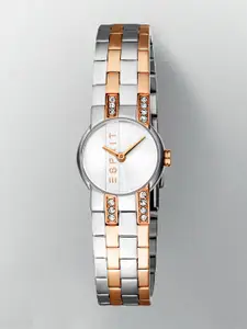 ESPRIT Women Printed Dial & Stainless Steel Straps Analogue Watch ES1L421M0065