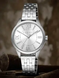 ESPRIT Women Embellished Dial & Stainless Steel Straps Analogue Watch ES1L259M6045