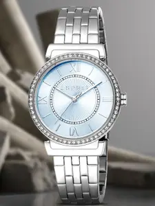 ESPRIT Women Embellished Dial & Stainless Steel Straps Analogue Watch ES1L424M0035