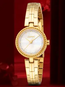 ESPRIT Women Embellished Dial & Stainless Steel Straps Analogue Watch ES1L477M0025