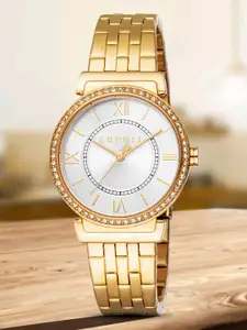 ESPRIT Women Embellished Dial & Stainless Steel Straps Analogue Watch ES1L424M0045