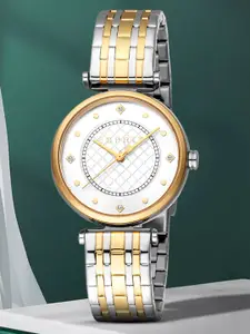 ESPRIT Women Embellished Dial & Stainless Steel Straps Analogue Watch ES1L420M0065