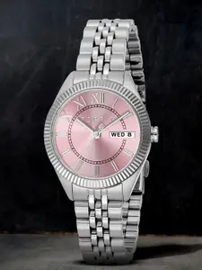 ESPRIT Women Embellished Dial & Stainless Steel Straps Analogue Watch ES1L398M0055