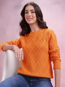 DressBerry Checked Acrylic Pullover