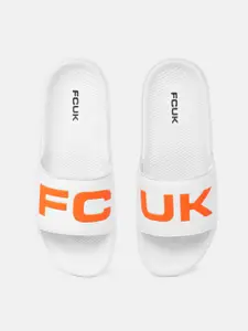 FCUK Men Printed Sliders