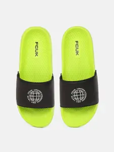 FCUK Men Printed Sliders