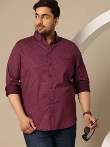 Sztori Men Plus Size Premium Printed Pure Cotton Casual Shirt