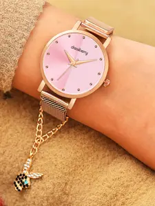 Dressberry Women Watches With Charm Gift Set DBSet25 Set Set-05