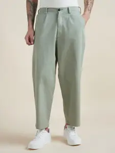 Allen Solly Men Pleated Trousers