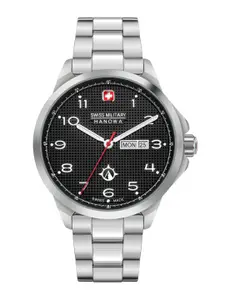 SWISS MILITARY HANOWA Men Dial & Stainless Steel Straps Analogue Swiss Made Watch