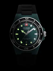 SWISS MILITARY HANOWA Men Embellished Bracelet Style Straps Analogue Swiss Made Watch