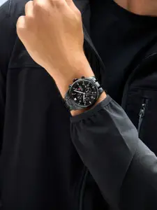 SWISS MILITARY HANOWA Men Dial & Stainless Steel Straps Chronograph Swiss Made Watch