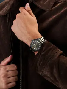 SWISS MILITARY HANOWA Men Patterned Dial & Stainless Steel Digital Swiss Made Watch