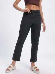 glitchez Women Regular Fit Cropped Jeans
