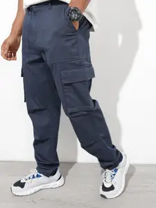 The Roadster Lifestyle Co. Men Relaxed Fit Cargo Trousers