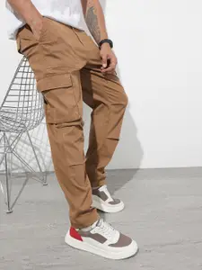 The Roadster Lifestyle Co. Men Relaxed Cargos Trousers