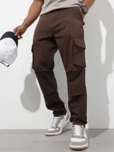 The Roadster Lifestyle Co. Men Relaxed Cargos Trousers