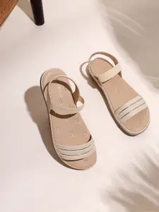 TRASE Women Open Toe Flats