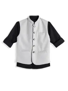 CHARCHIT Boys Nehru Jacket With Shirt