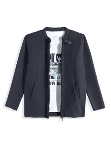 CAVIO Boys Lightweight Tailored Jacket With T-shirt