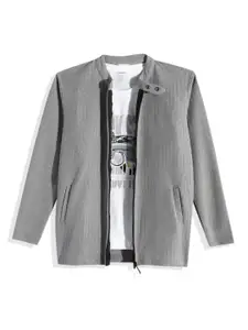 CAVIO Boys Lightweight Tailored Jacket With T-shirt