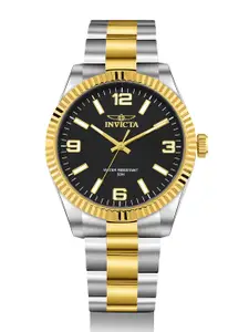 Invicta Men Round Dial & Stainless Steel Bracelet Style Straps Analogue Watch 47453