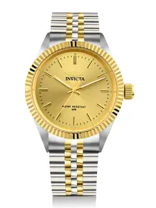 Invicta Men Round Dial & Stainless Steel Bracelet Style Straps Analogue Watch 29382